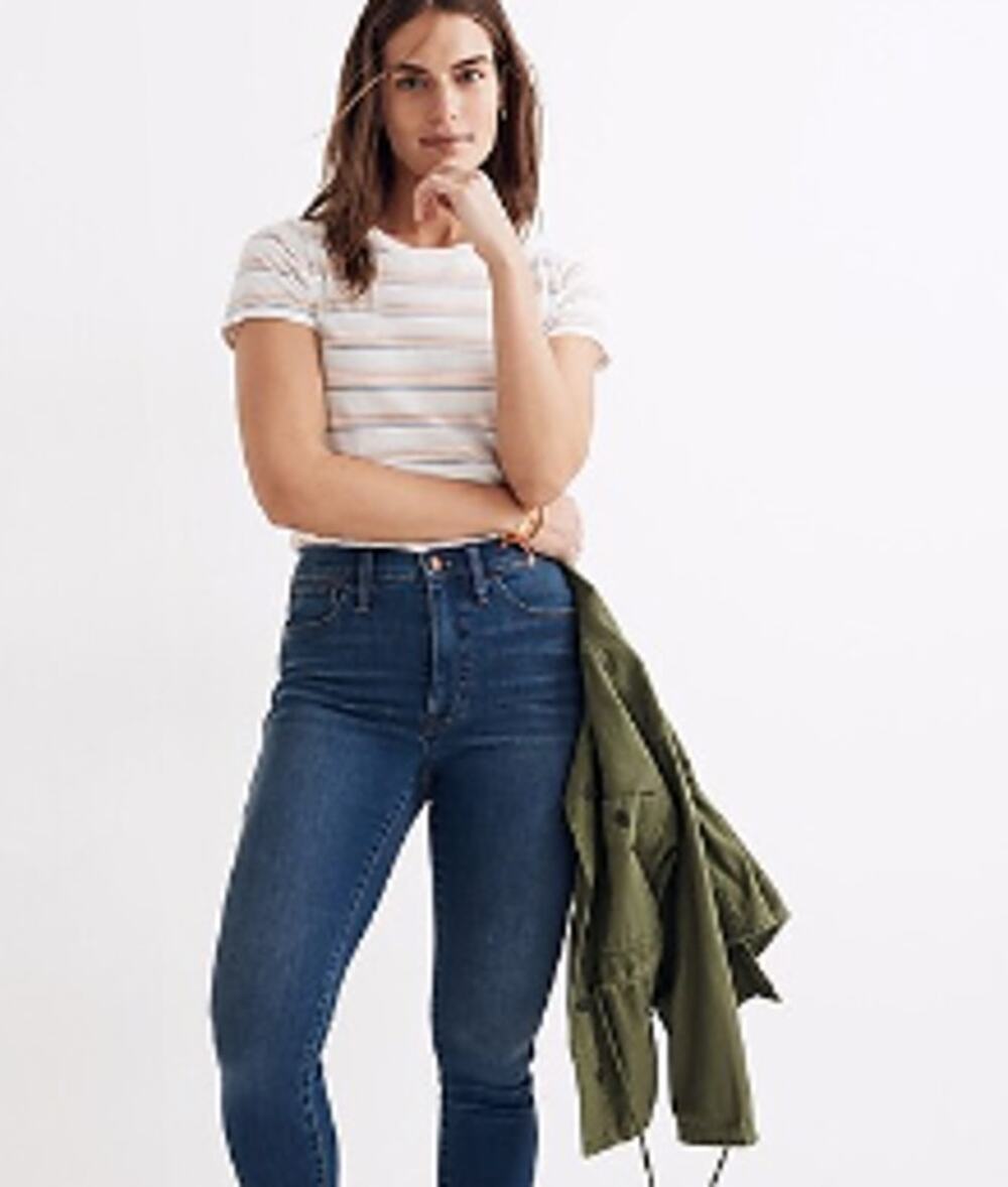 Madewell Northside Vintage Striped T Shirt Size S